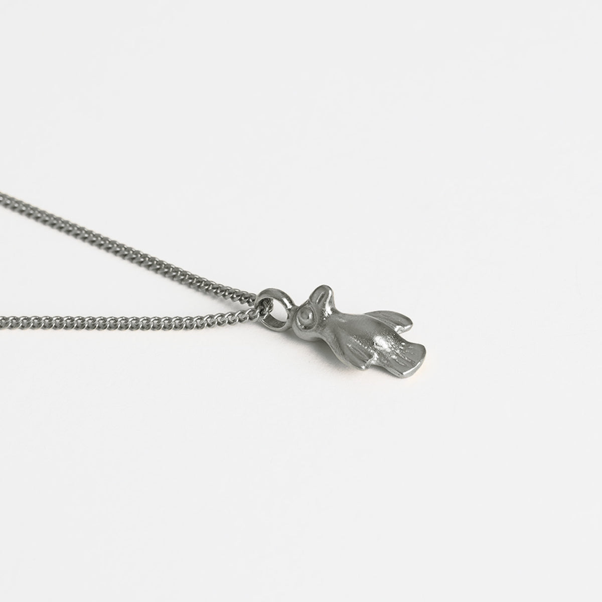 Collar Pájaro Plata